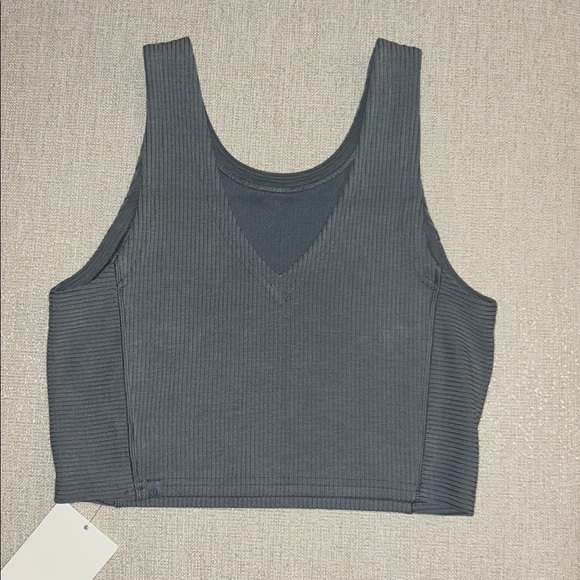 Lululemon Ribbed Softreme Cropped Tank - Picture 2 of 3